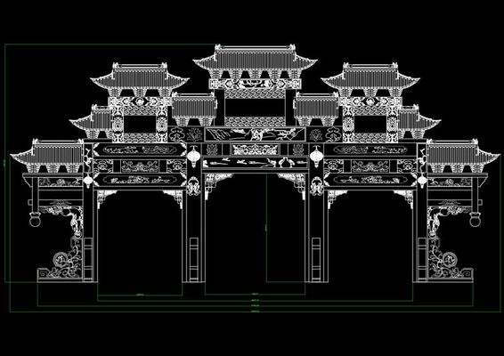 乐堂乐fun88官网农村立石牌坊_文化_地区_中国(图1)